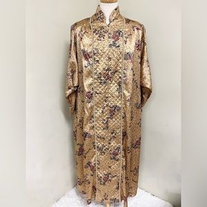 Vintage Christian Dior Kimono Inspired Robe Nightgown Medium